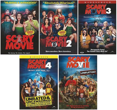 Amazon.com: Scary Movie 5 Film Collection 1-5 (DVD) : Anna Faris ...