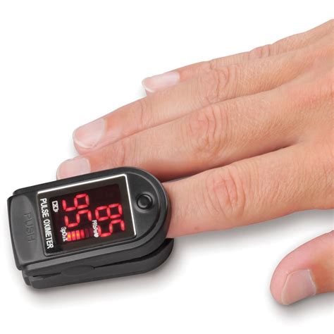 The Fingertip Heart Rate Monitor - Hammacher Schlemmer