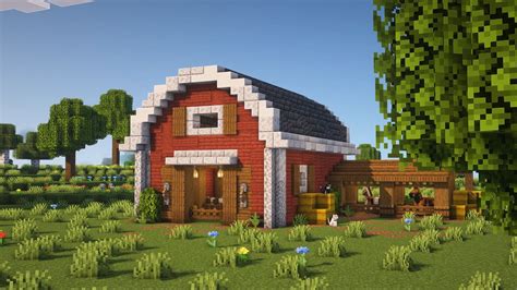 How to build a barn in Minecraft