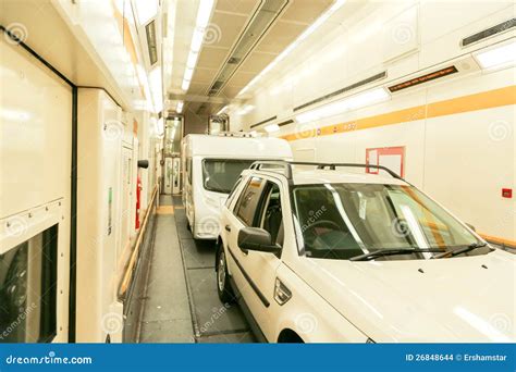 Channel Tunnel Train Carriage Stock Images - Image: 26848644