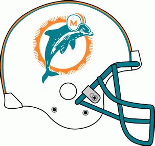 Miami Dolphins helmet logo 1980-89 | Nfl football helmets, Nfl uniforms ...