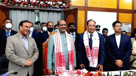 Om Birla inaugurates New building of Assam Legislative Assembly