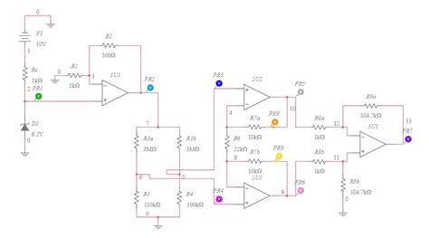Analog electronics project - Multisim Live