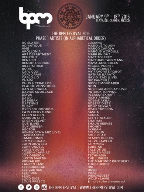 BPM Festival's Lineup Reveals Another Year of Electronic Dance Music ...