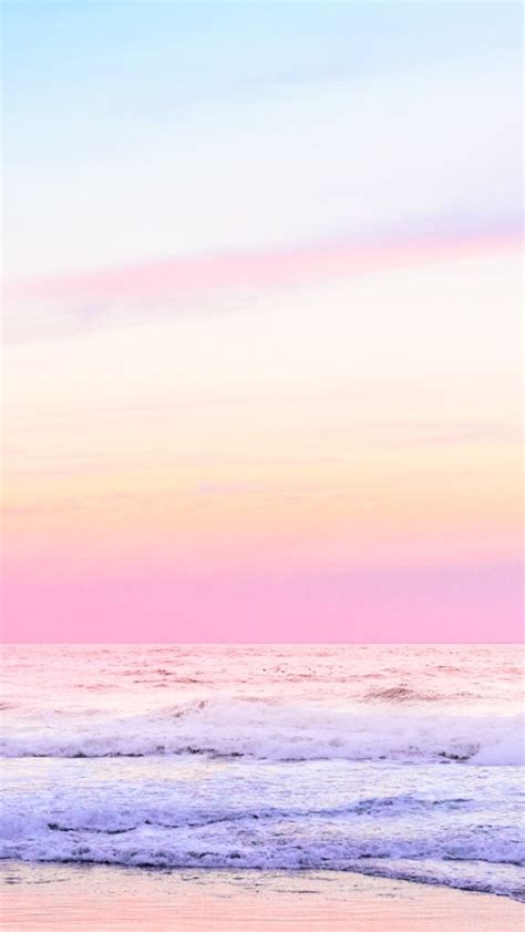 Matt Crump photography Pastel iPhone wallpaper ocean beach | Wallpapers in 2019 | Pastel iphone ...