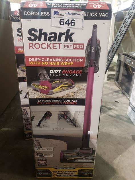 SHARK ROCKET PET PRO CORDLESS STICK VACUUM - Able Auctions