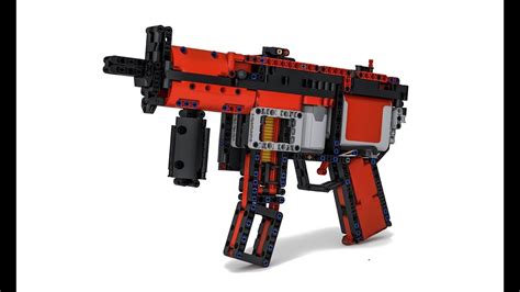 LEGO TECHNIC MP5-K - The First Working Submachine Gun - YouTube