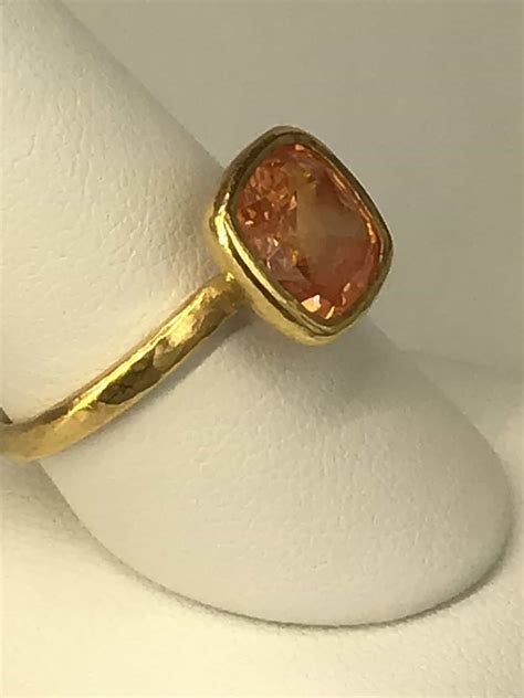 Natural Padparadscha Sapphire Ring – Villa Sanctuary