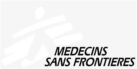 Download Transparent Msf Medicines Sans Frontiers Logo Black And White ...