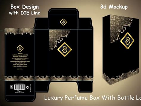 Perfume Packaging design with label design | Upwork