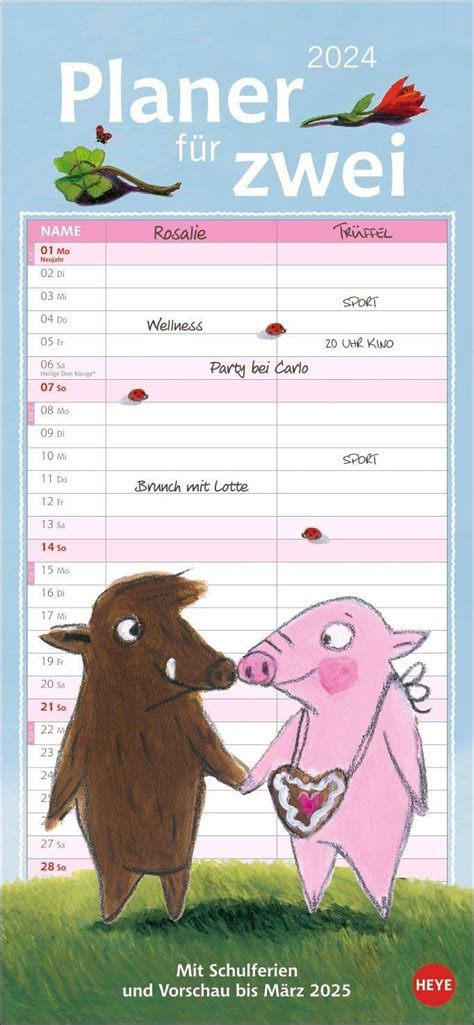 Heye Rosalie & Truffle Planner for Two 2024 • Pris