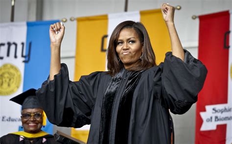 Michelle Obama praises diverse grads in her final commencement speech ...