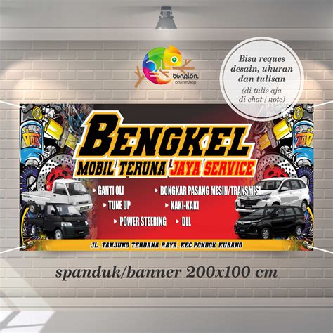 Jual 200x100 Spanduk Banner Bengkel Mobil Keren, Spanduk Bengkel Modern Racing | Shopee Indonesia