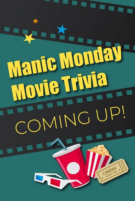 Manic Monday Movie Trivia | The Grandin Theatre