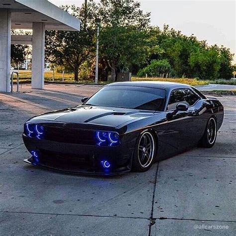 Challenger SRT dark purple purple halo lights | Dodge muscle cars ...