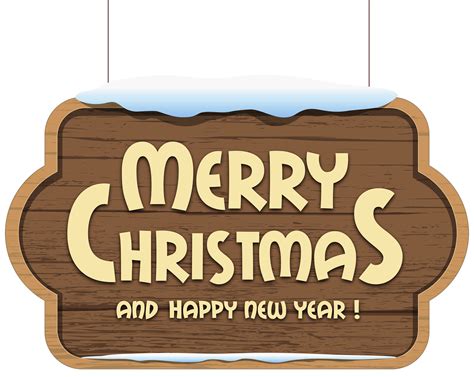 Merry Christmas Wooden Sign PNG Clipart Image | Gallery Yopriceville ...