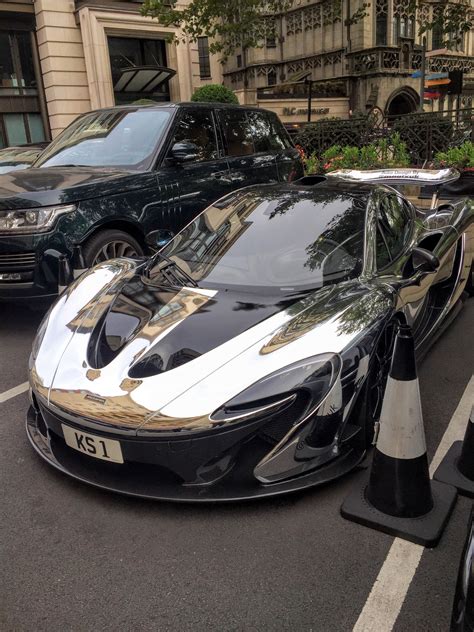 Some guy wrapped his McLaren P1 in chrome. : spotted