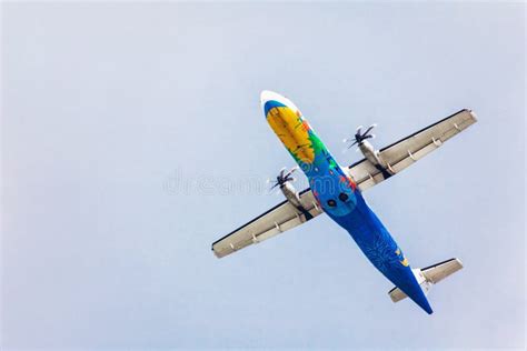 Air Plane on Sky Background Stock Photo - Image of atmosphere, flight: 36509706