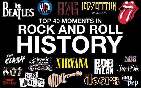 Top 40 Moments in Rock and Roll History