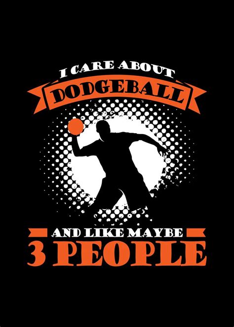 'Dodgeball' Poster, picture, metal print, paint by Sebastian Wünsche ...