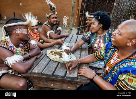 Johannesburg South Africa African Lesedi African Lodge & Cultural Stock Photo: 80286613 - Alamy