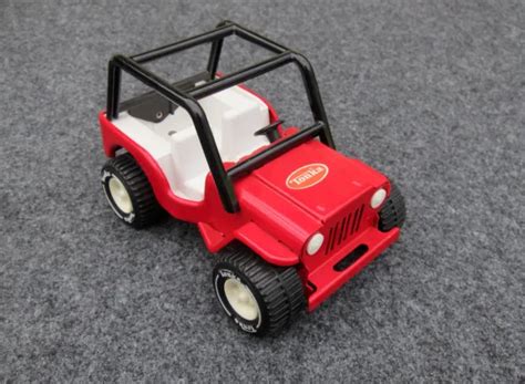 VINTAGE MINI TONKA RED JEEP CJ 7 w/ROLL CAGE**1970s*NICE** $29.95 - PicClick