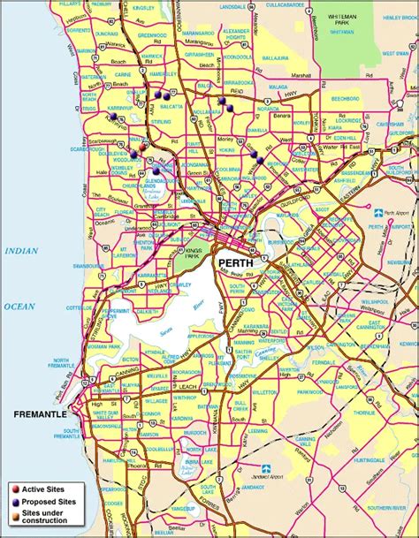 Perth Underground Map