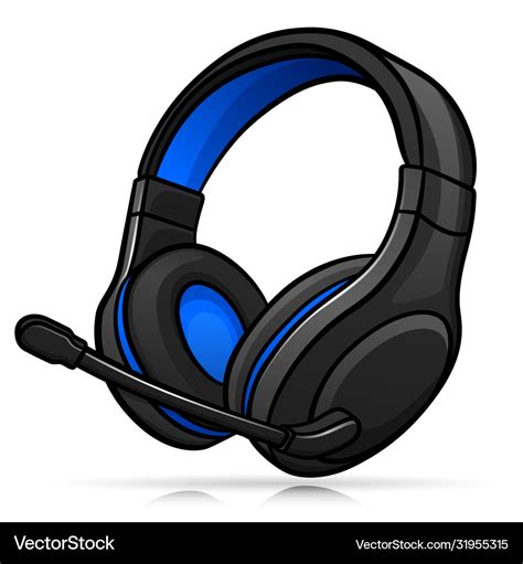 Gaming headphones isolated design Royalty Free Vector Image