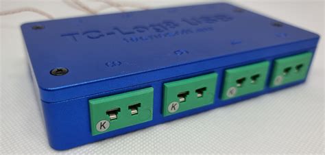 8 channels thermocouple data logger with USB connection for K ...