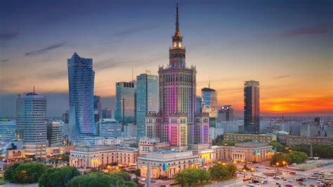 Warsaw skyline - backiee