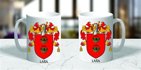 HERALDRY COAT of ARMS Lara Family Crest Ceramic Mug 11oz. - Etsy Ireland