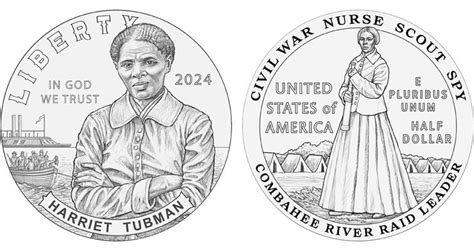 Designs revealed for 2024 Tubman commemorative coins