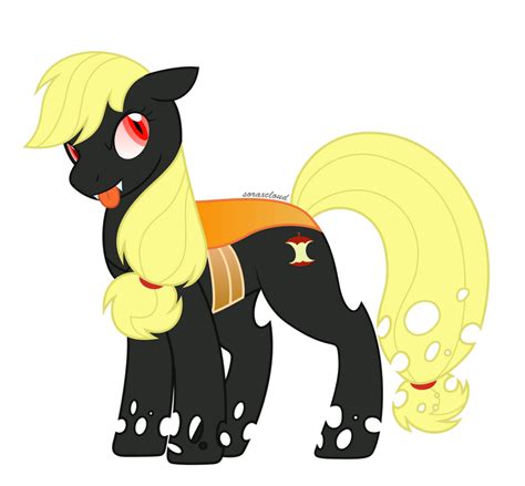 Evil Clone Applejack by cloudyrei on DeviantArt