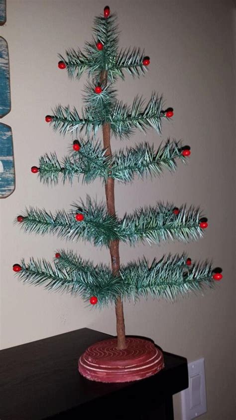 Full German Goose Feather Christmas Tree Handmade 18