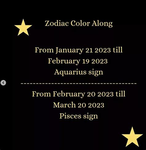 Zodiac Color Along 2023 - Coloring Queen