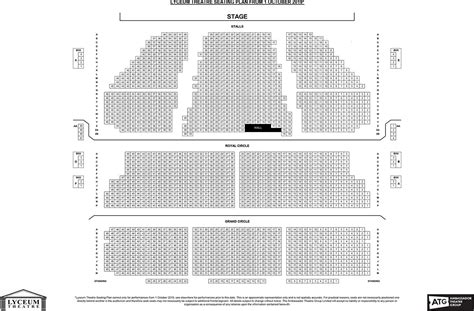 Lyceum Theatre Seating Plan | Lyceum Theatre London