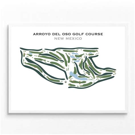 Buy the best printed golf course Arroyo Del Oso Golf Course, New Mexico ...