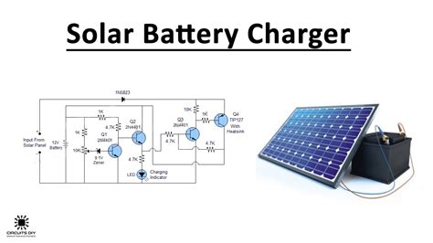 Simple 1 2v Aa Battery Solar Charger Circuit - Circuit Diagram