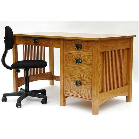 Student's Desk Plans | Mission style desk, Craftsman desks, American ...