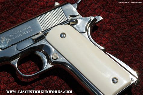 High Polished Nickel - Colt 1911A1 U.S. ARMY