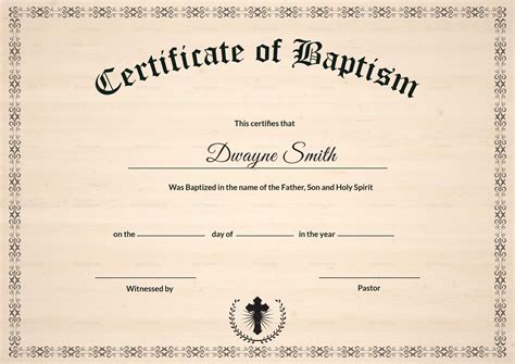 001 Certificate Of Baptism Template Unique Ideas Catholic in Christian ...