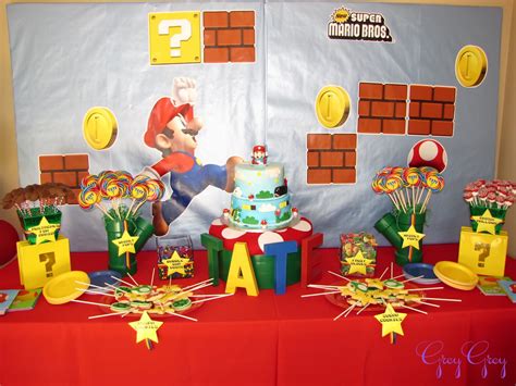 GreyGrey Designs: {My Parties} Super Mario Birthday Party!