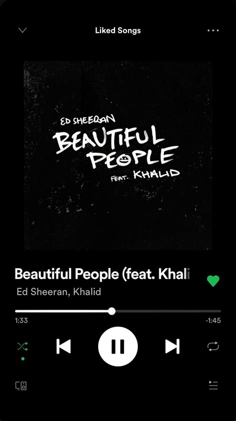 Beautiful people- Ed sheeran ,Khalid | Beautiful people song, Ed ...