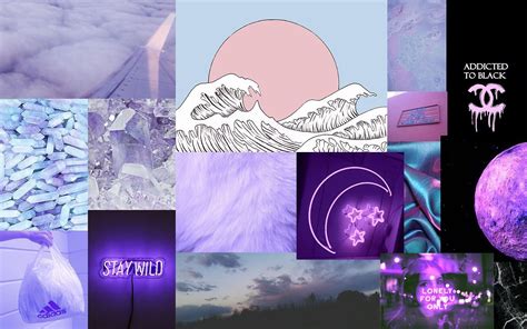 Purple Aesthetic PC Wallpapers - Wallpaper Cave