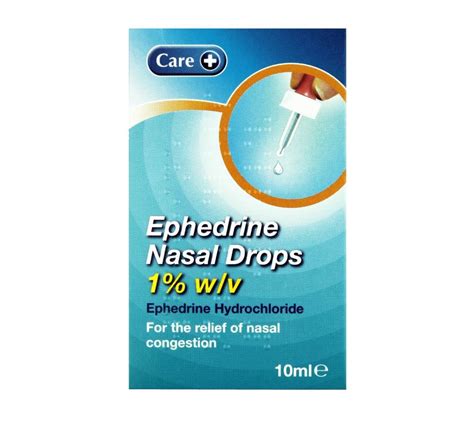 Care Ephedrine Nasal Drops 1% - 10ml | Chemist 4 U