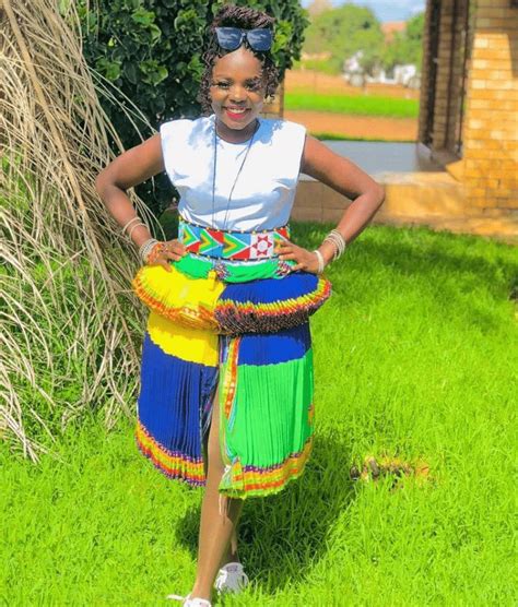 Clipkulture | Tsonga Beauties Showing off Their Xibelani Skirt Styles