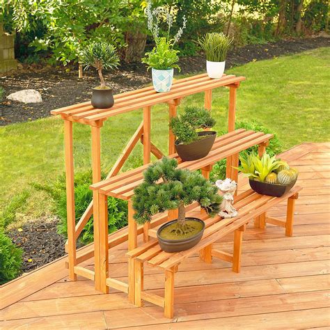 Leisure Season Large 3-Tier Step Plant Stand | The Home Depot Canada