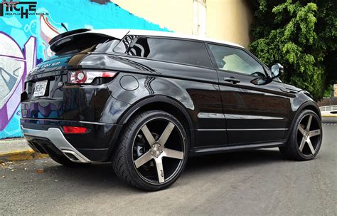 Land Rover Rover Evoque Niche Milan - M134 Wheels Black & Machined with Dark Tint