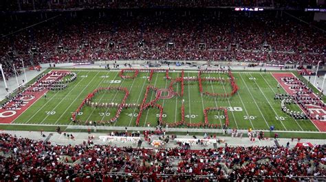 Ohio State Marching Band "Script Ohio" With Alumni Sept. 25, 2021 - YouTube