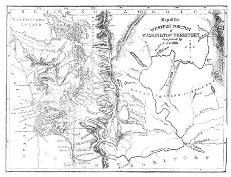 Map of the Western portion of Washington Territory - 1857 Skagit County ...